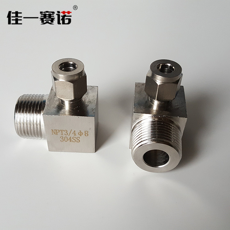 不銹鋼卡套彎通接頭